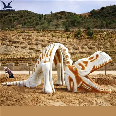 Simulovaná kostra dinosaura